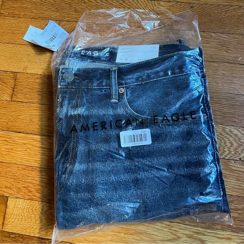 Men’s American Eagle Original Bootcut Dark Ink Jeans 38/30 NWT